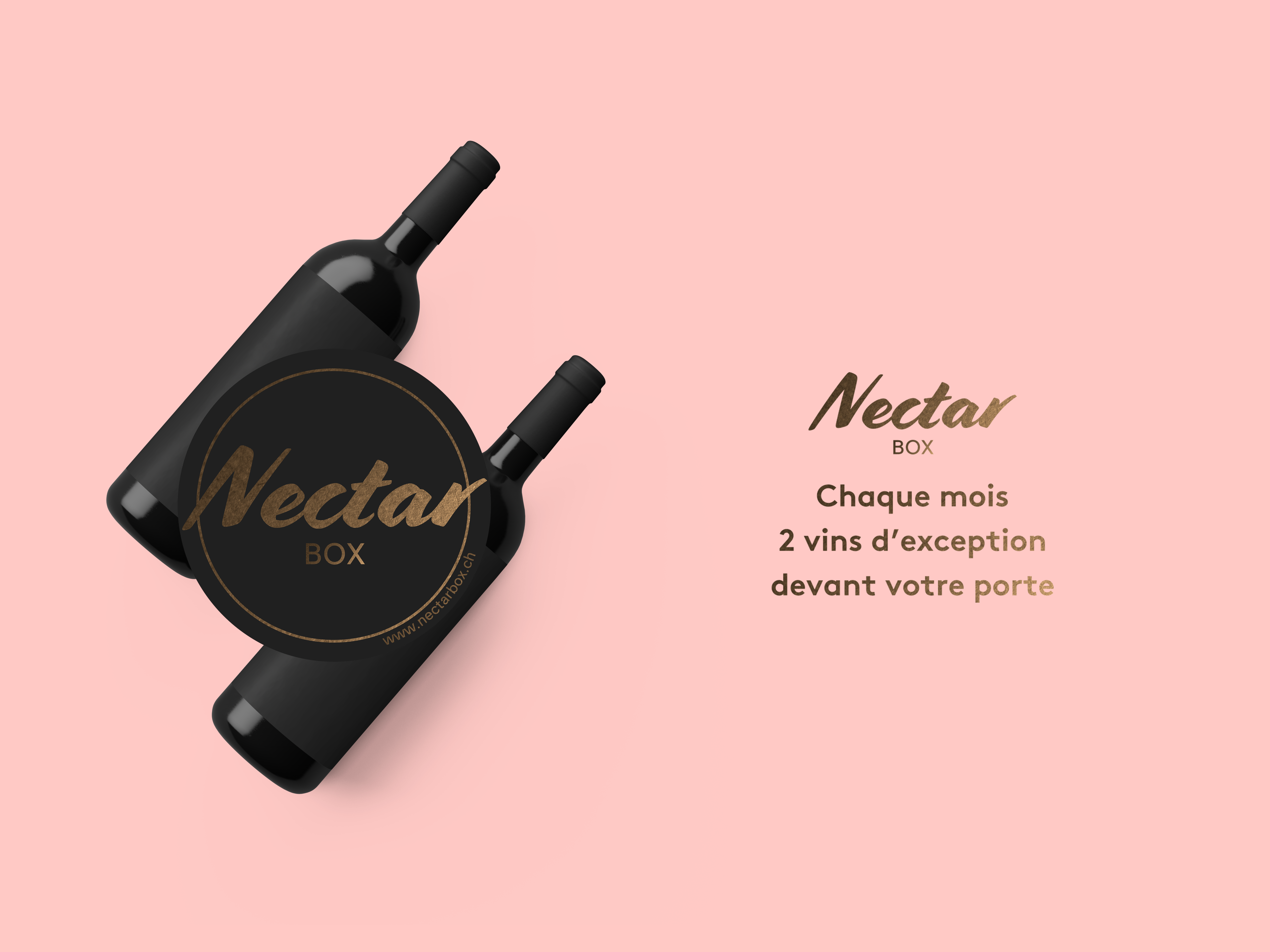 Nectar Box — Identity for a wine subscription